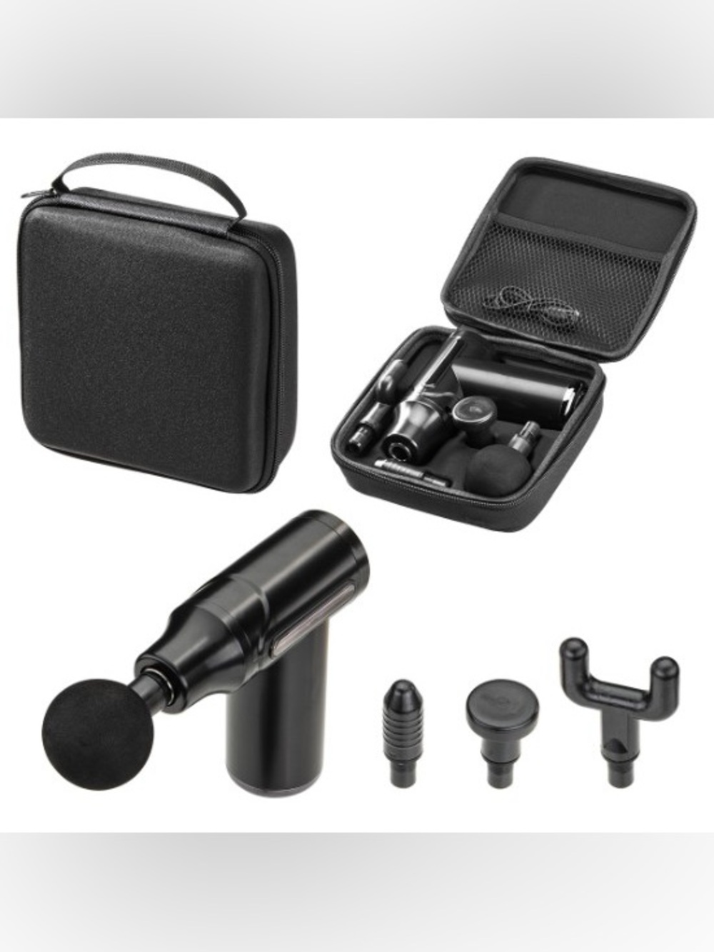 Crimson Massage Gun Deep Tissue Percussion Massager w/ Case New Open Box